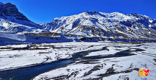 . Kaza – On The Banks Of Spiti River