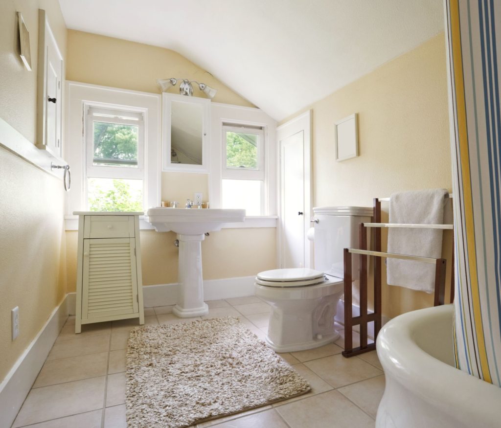 3. Tidy up the washroom