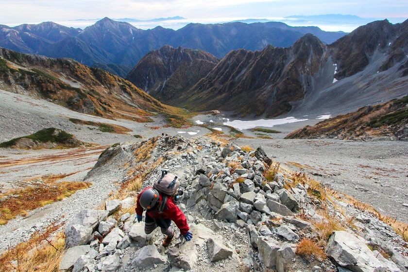 KAMIKOCHI-YARI-HOTAKA CIRCUIT, NORTHERN JAPANESE ALPS, JAPAN