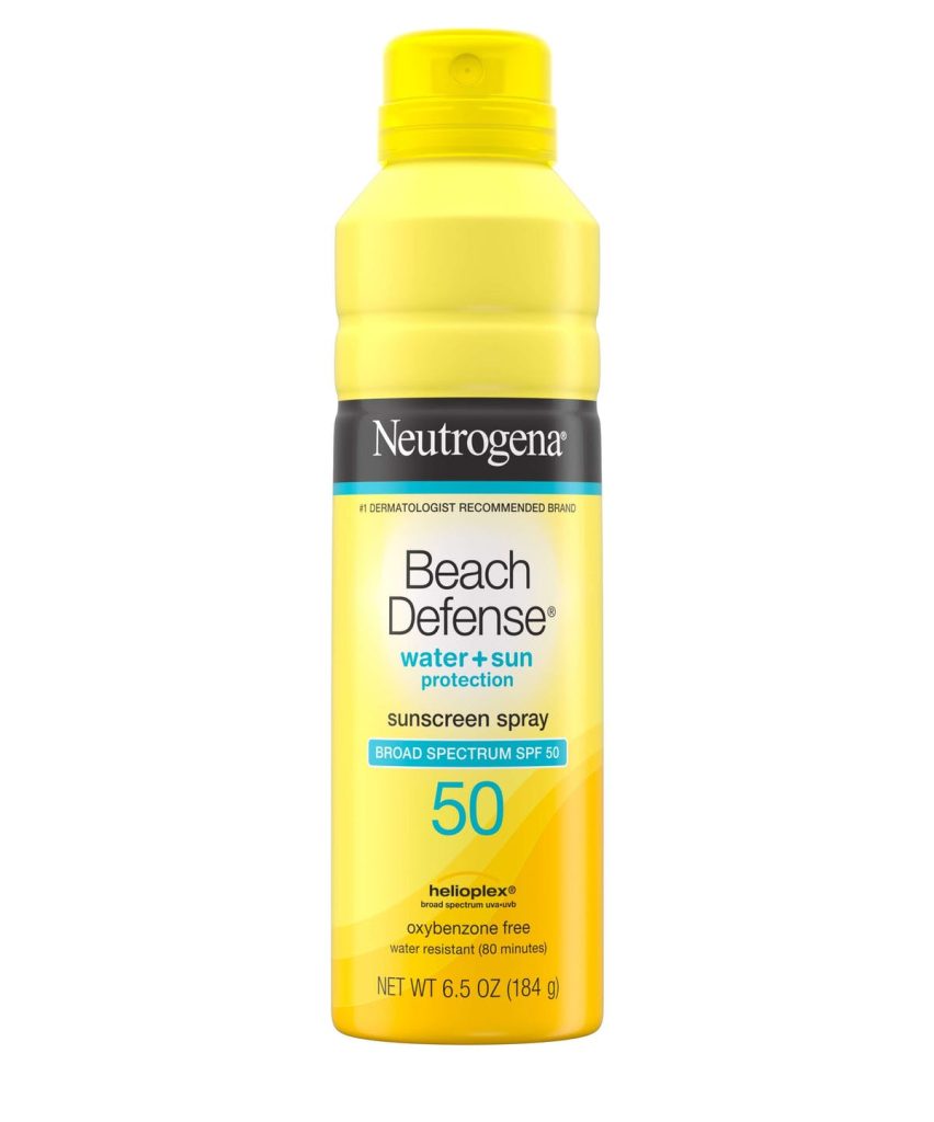 10. Neutrogena Beach Defense Water + Sun Barrier Sunscreen