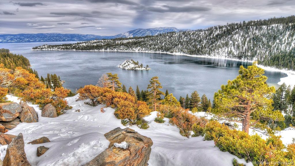 9.Lake Tahoe, Nevada and California