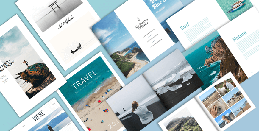4. DIY TRAVEL BROCHURES