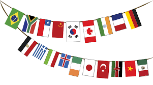 WORLD FLAG GARLAND