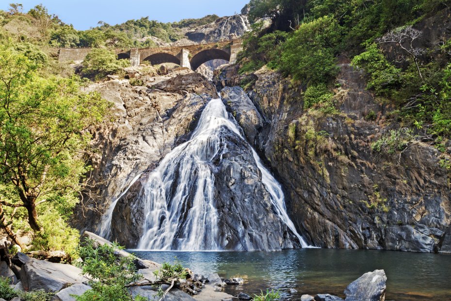 Experience The Majesty Of White Cascades: Dudhsagar Falls, Goa